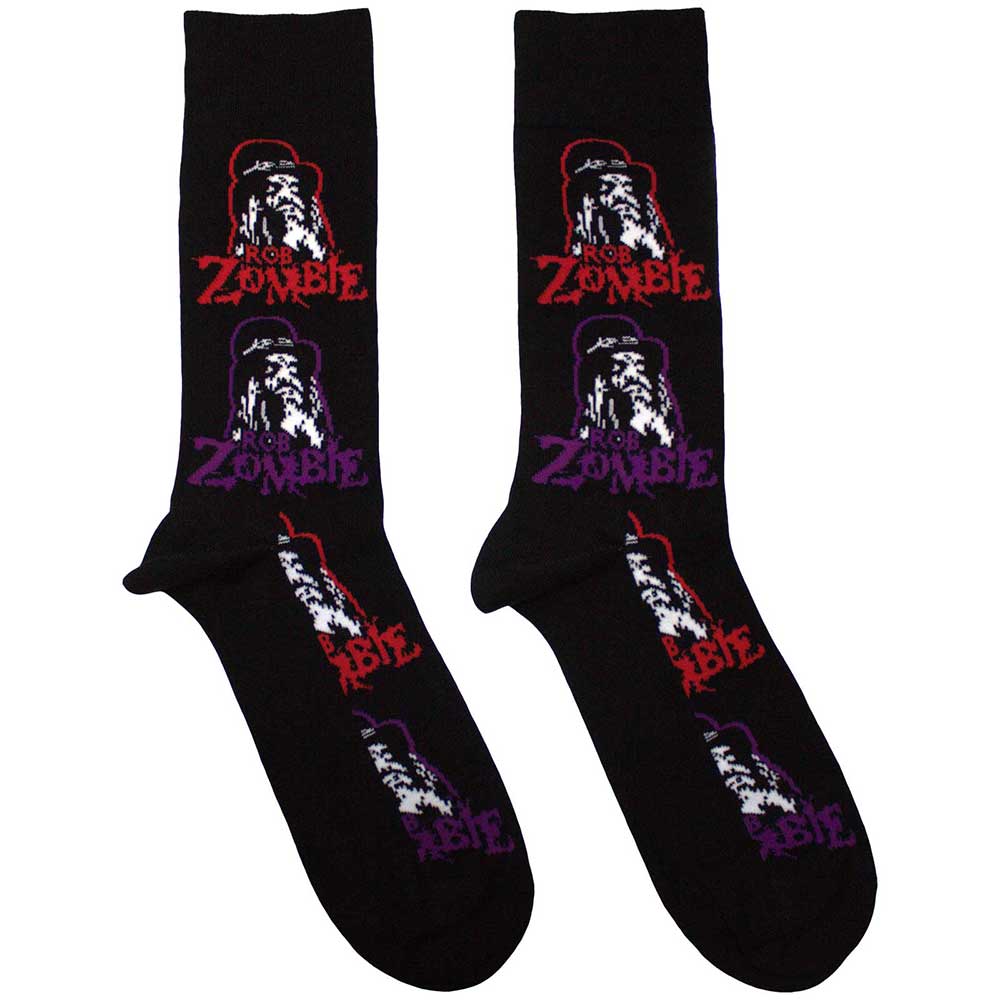 Rob Zombie | Multicolour Repeats - Black