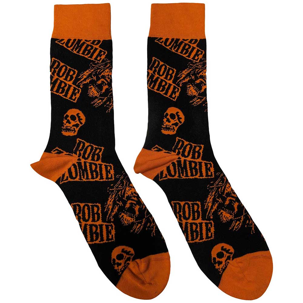 Rob Zombie | Skull Face Orange - Black