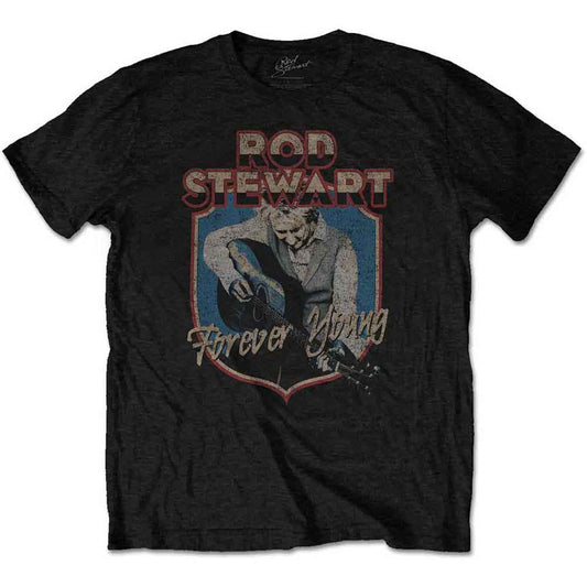 Rod Stewart | Forever Crest - T-Shirt Black