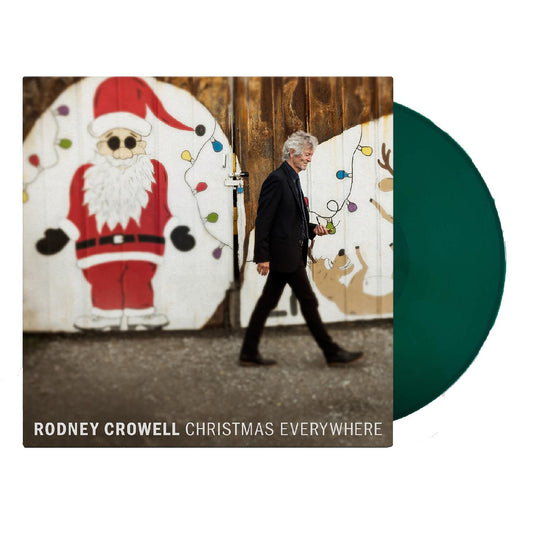 Rodney Crowell | Christmas Everywhere ("CHRISTMAS TREE" GREEN VINYL) - Vinyl