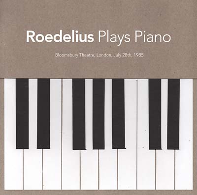 Roedelius | Plays Piano (Live In London 1985) - Vinyl