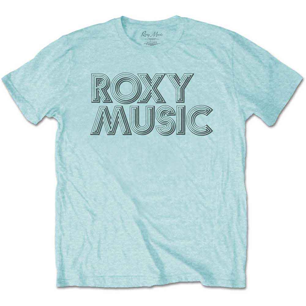 Roxy Music | Disco Logo - T-Shirt Blue