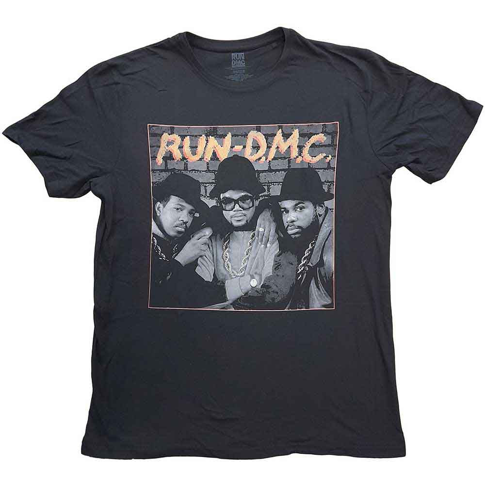 Run Dmc | B&W Photo - T-Shirt Black
