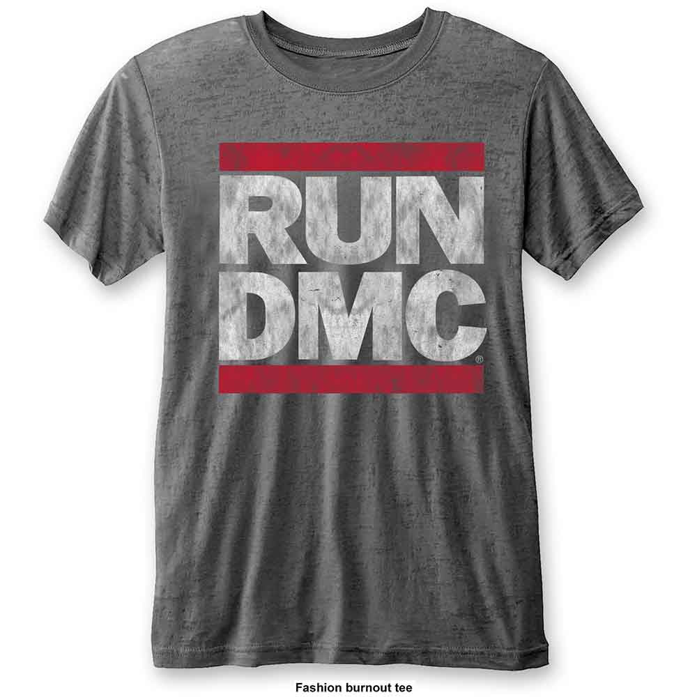 Run Dmc | DMC Logo - T-Shirt Grey