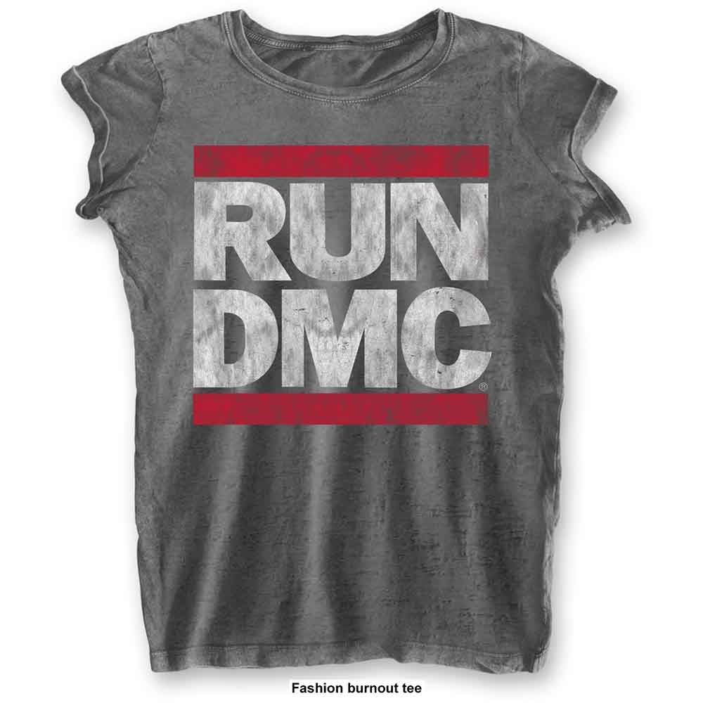 Run Dmc | DMC Logo - T-Shirt Grey