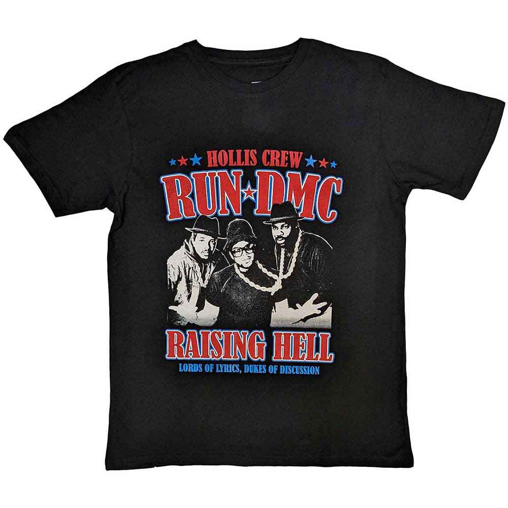 Run Dmc | Raising Hell Americana - T-Shirt Black