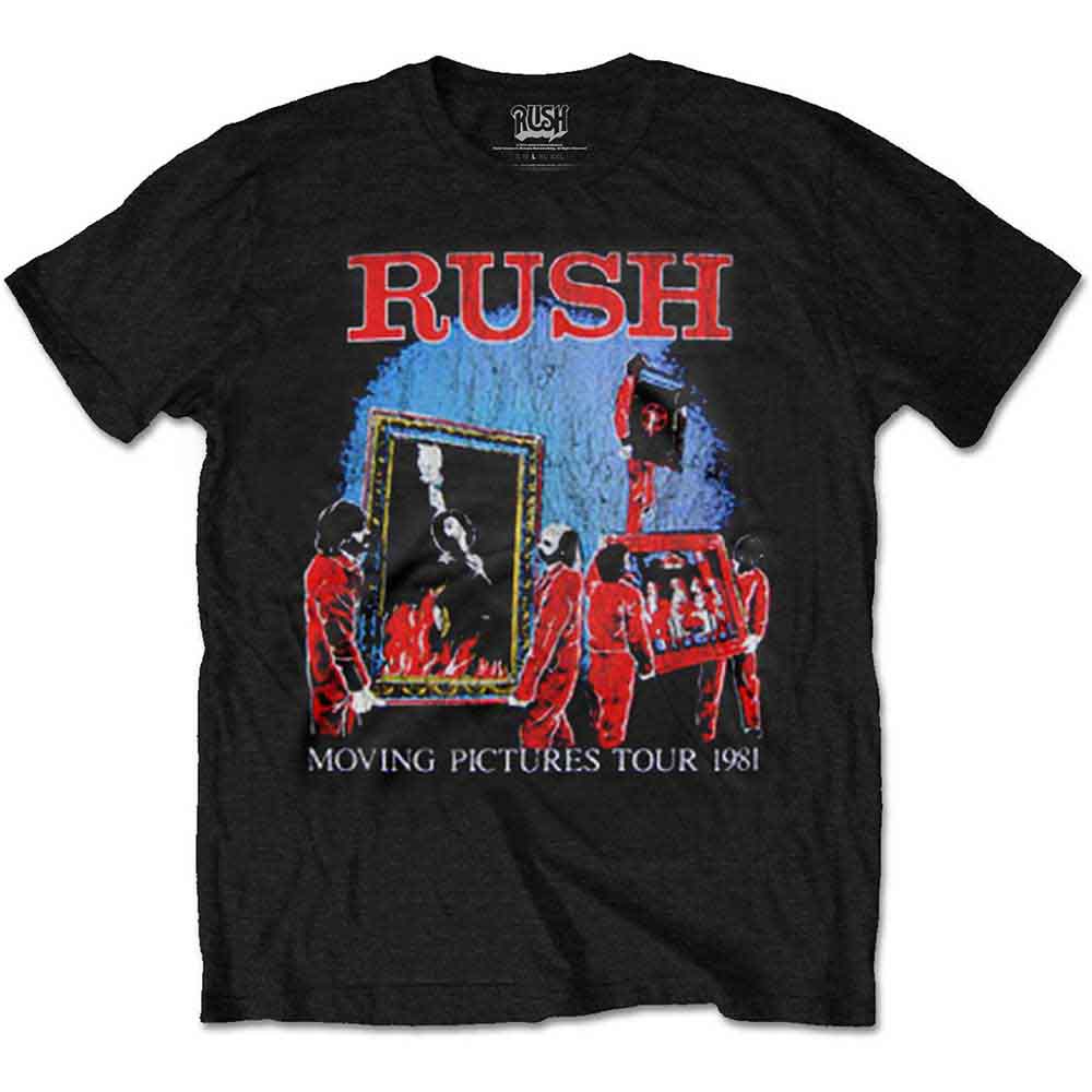 Rush | Moving Pictures Tour - T-Shirt Black
