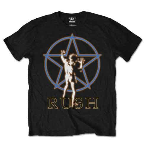 Rush | Starman Glow - T-Shirt Black
