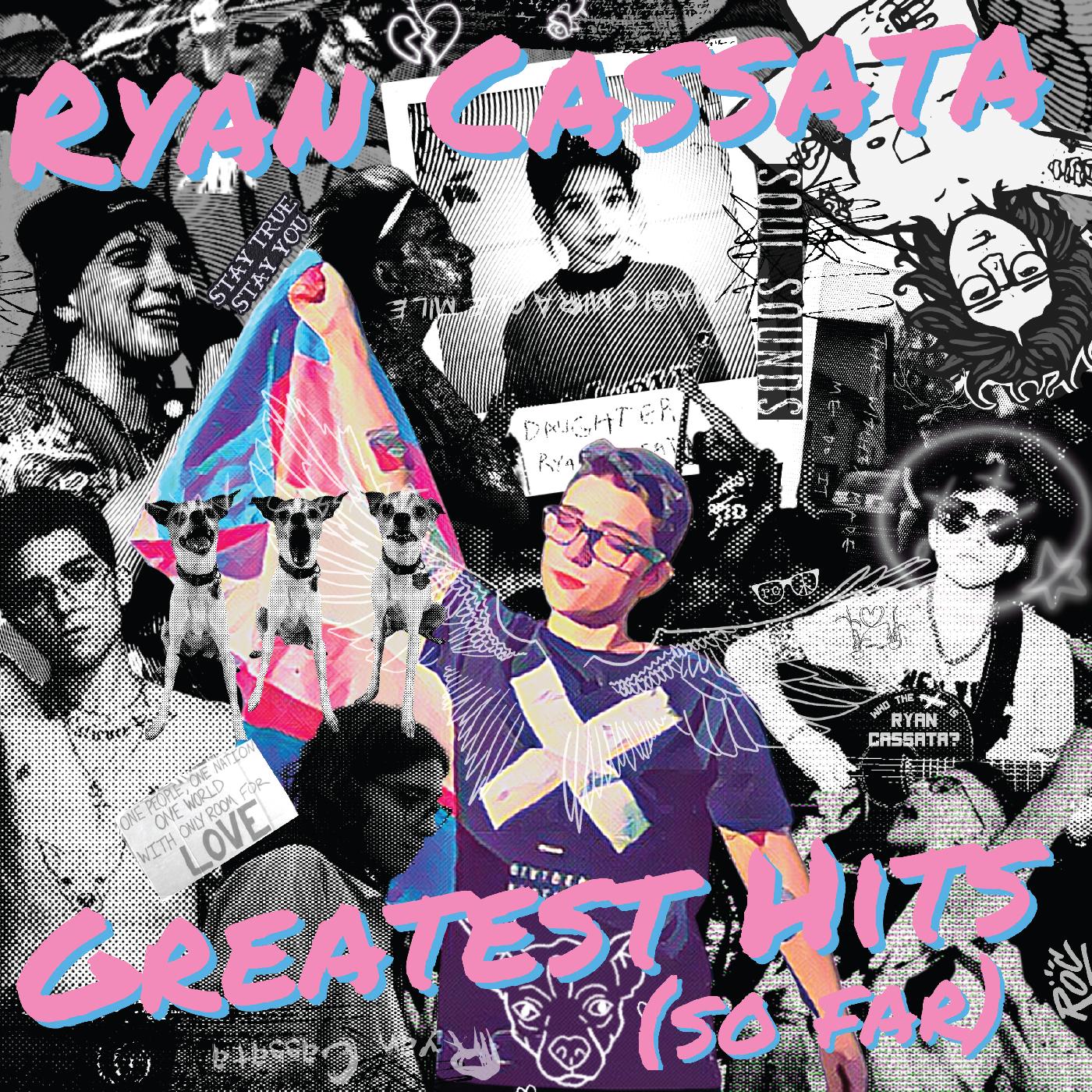 Ryan Cassata | Greatest Hits (So Far) (TRANSLUCENT WITH BLUE & PINK SPLATTER VINYL) - Vinyl