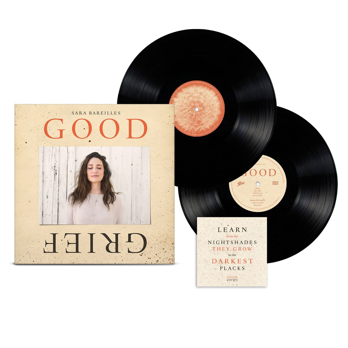 Sara Bareilles | Good Grief (Gatefold Jacket, Premium Seed Paper) [Black Vinyl] [2LP] - Vinyl