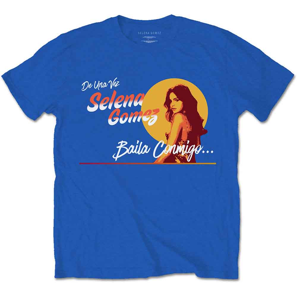 Selena Gomez | Mural - T-Shirt Blue