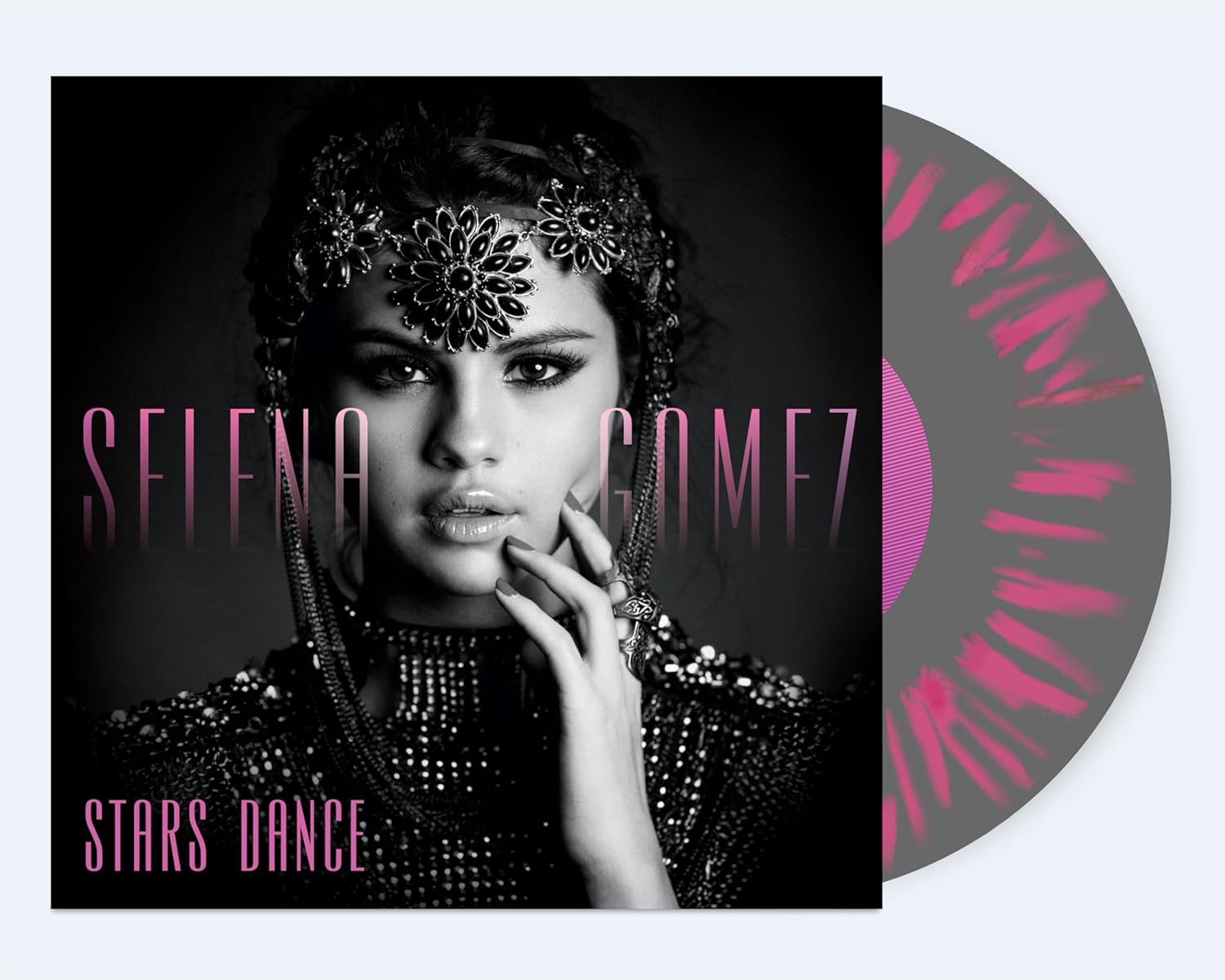 Selena Gomez | Stars Dance (Limited Edition, Gray W/ Pink Splatter Colored Vinyl) - Vinyl