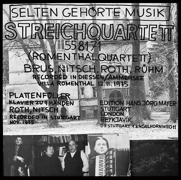 SELTEN GEHORTE MUSIK | Streichquartett 558171 (Romenthalquartett) - CD