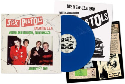Sex Pistols | Live In The U.S.A. 1978: Winterland Ballroom, San Francisco (Limited Edition, Blue Colored Vinyl) - Vinyl