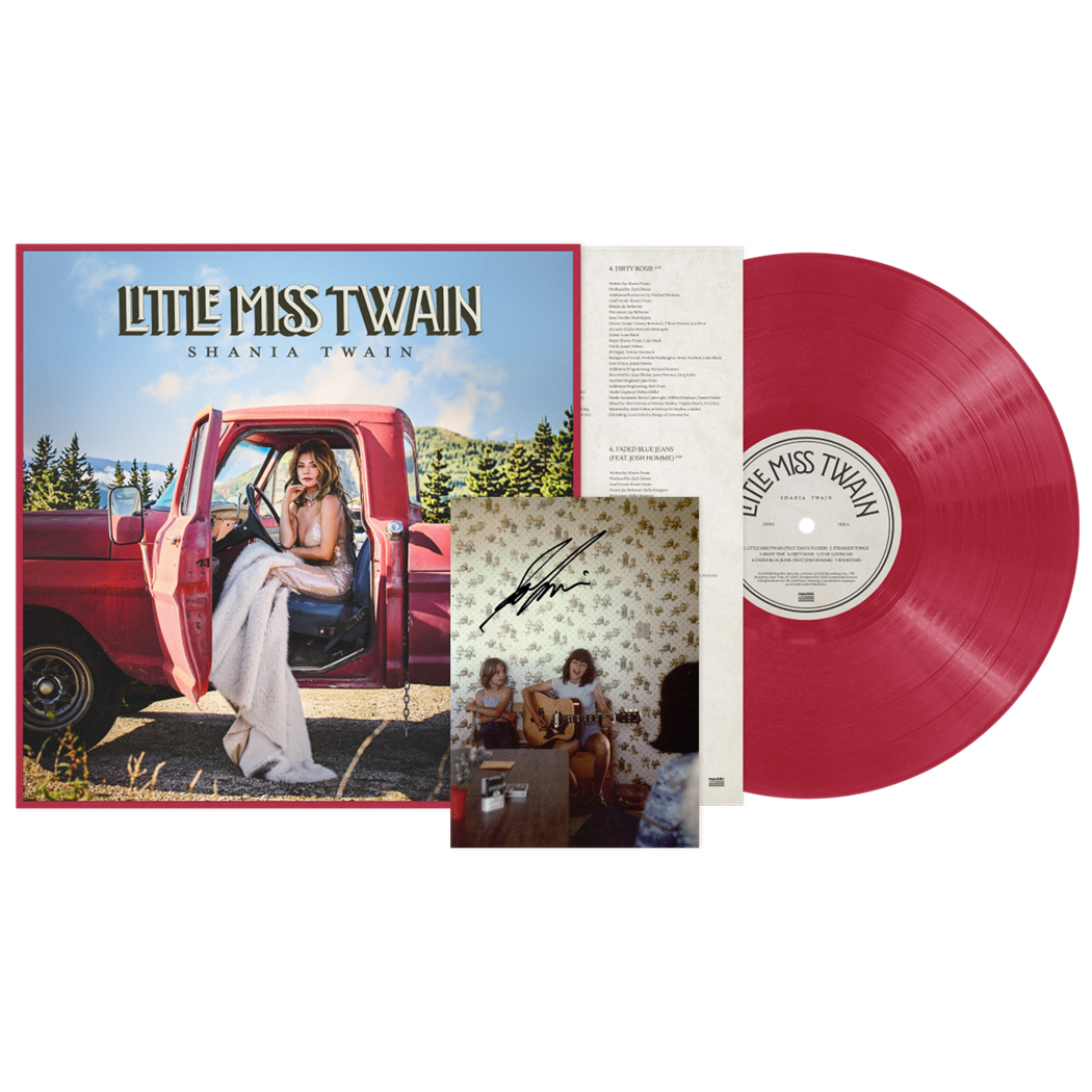 Shania Twain | Little Miss Twain (Limited Indie Exclusive) [Rosie Red LP] [Signed Insert] - Vinyl
