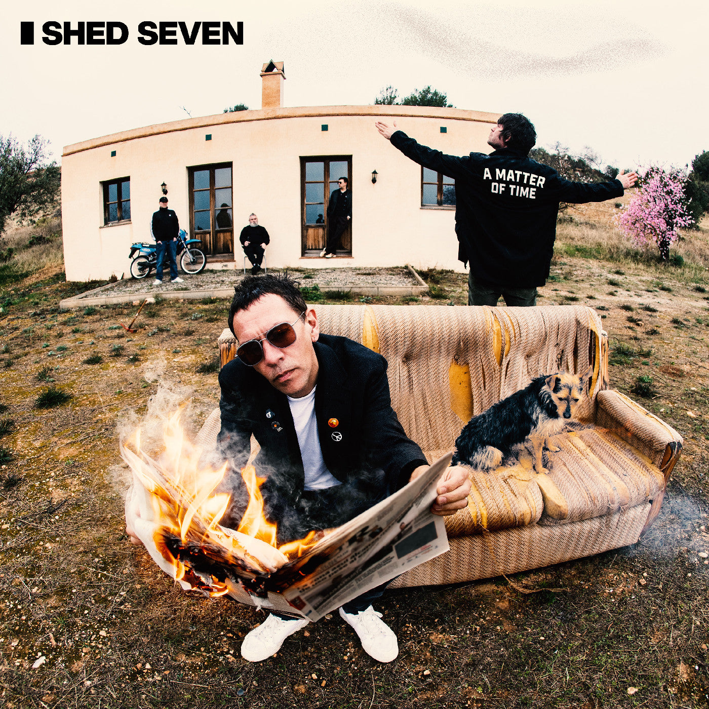 Shed Seven | A Matter Of Time [Black/Red Marble Vinyl] - Vinyl
