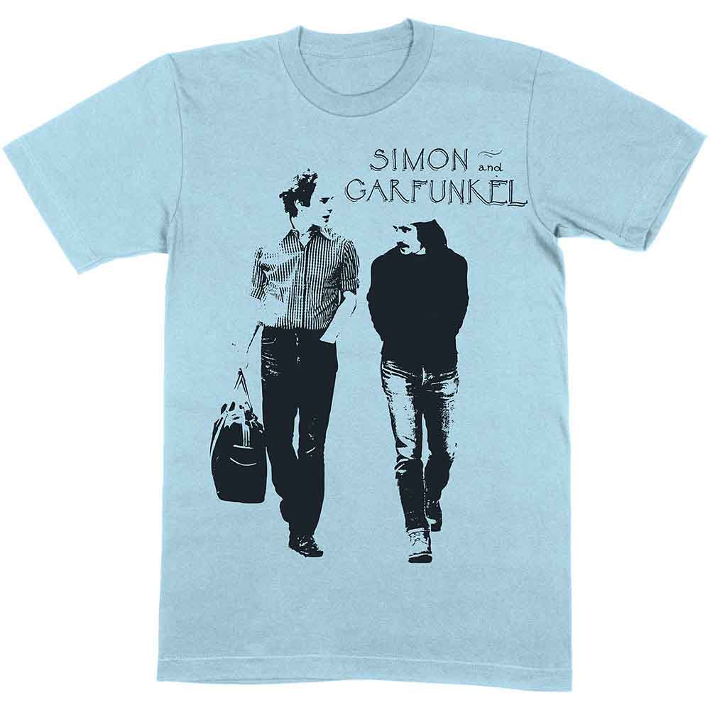 Simon & Garfunkel | Walking - T-Shirt Blue