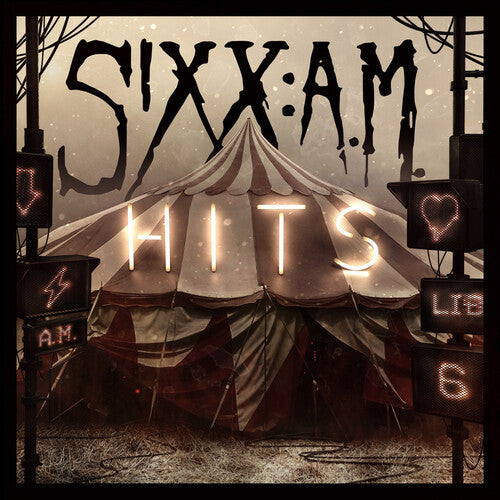 Sixx: A.M. | Hits (Translucent Red with Black Smoke Vinyl) (Colored Vinyl, Red, Black, 180 Gram Vinyl) (2 Lp's) - Vinyl