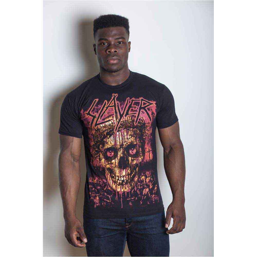SLAYER | Crowned Skull - T-Shirt Black