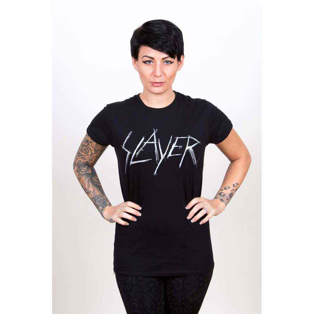 SLAYER | Scratchy Logo - T-Shirt Black