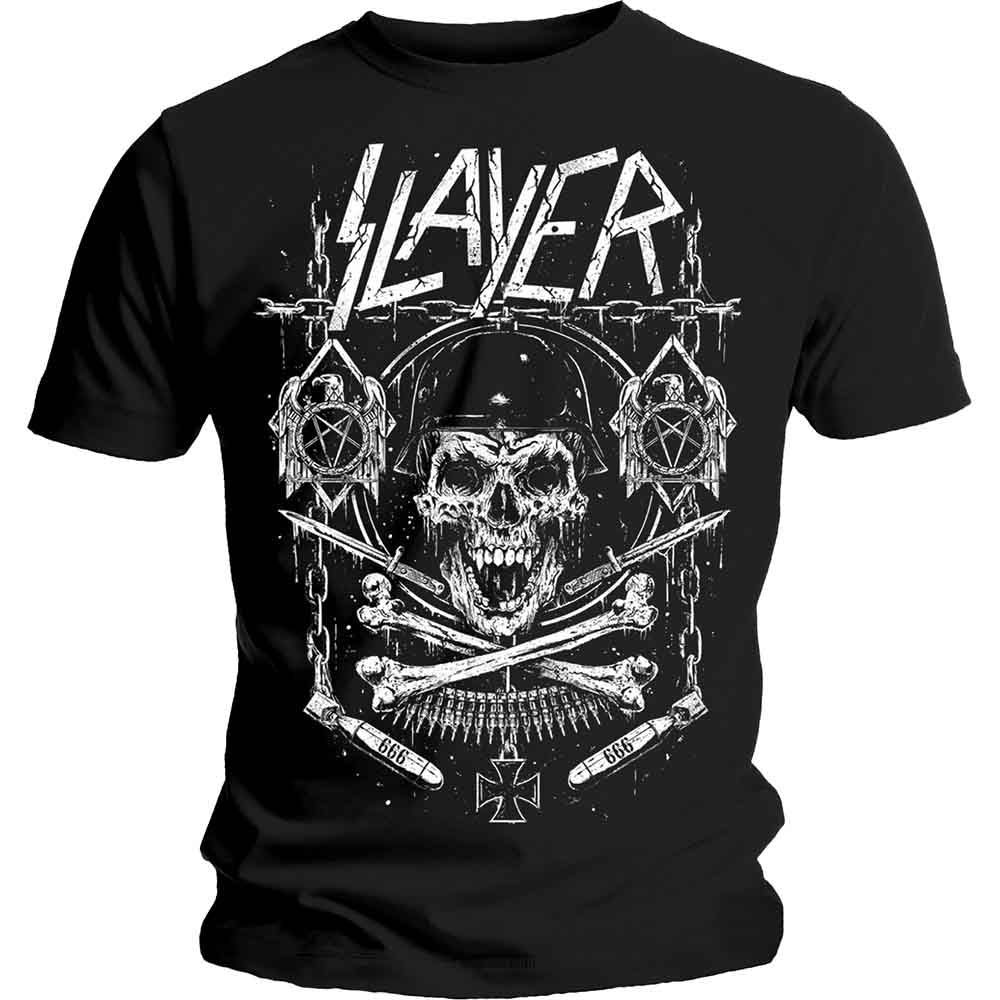 SLAYER | Skull & Bones Revised - T-Shirt Black