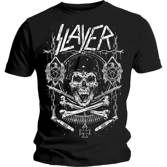 SLAYER | Skull & Bones Revised - T-Shirt Black