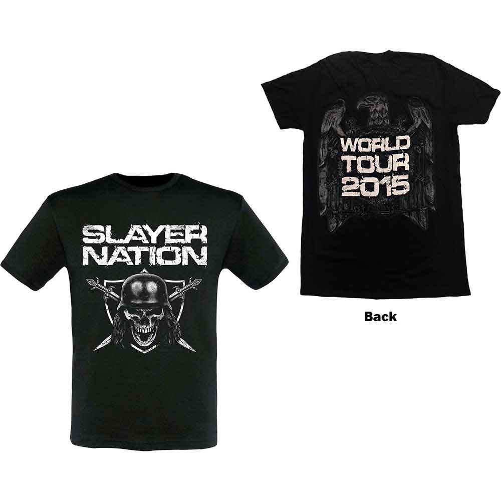 SLAYER | Slayer Nation 2015 Dates - T-Shirt Black