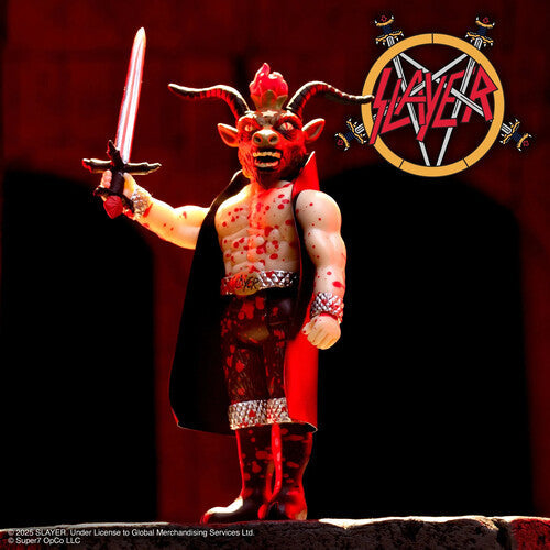 SLAYER | Super7 - Slayer - ReAction Figures - Minotaur (Reign In Blood) (Exclusive) (AE Exclusive, Collectible, Figure, Action Figure) - Action Figure