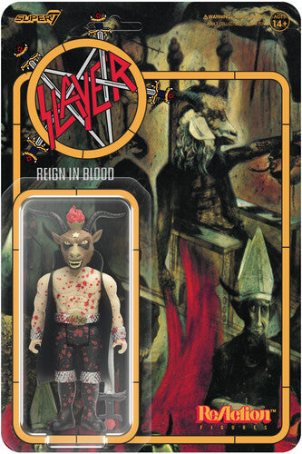 SLAYER | Super7 - Slayer - ReAction Figures - Minotaur (Reign In Blood) (Exclusive) (AE Exclusive, Collectible, Figure, Action Figure) - Action Figure