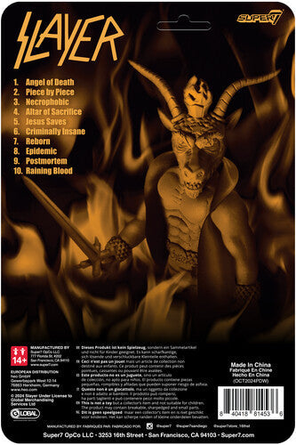 SLAYER | Super7 - Slayer - ReAction Figures - Minotaur (Reign In Blood) (Exclusive) (AE Exclusive, Collectible, Figure, Action Figure) - Action Figure