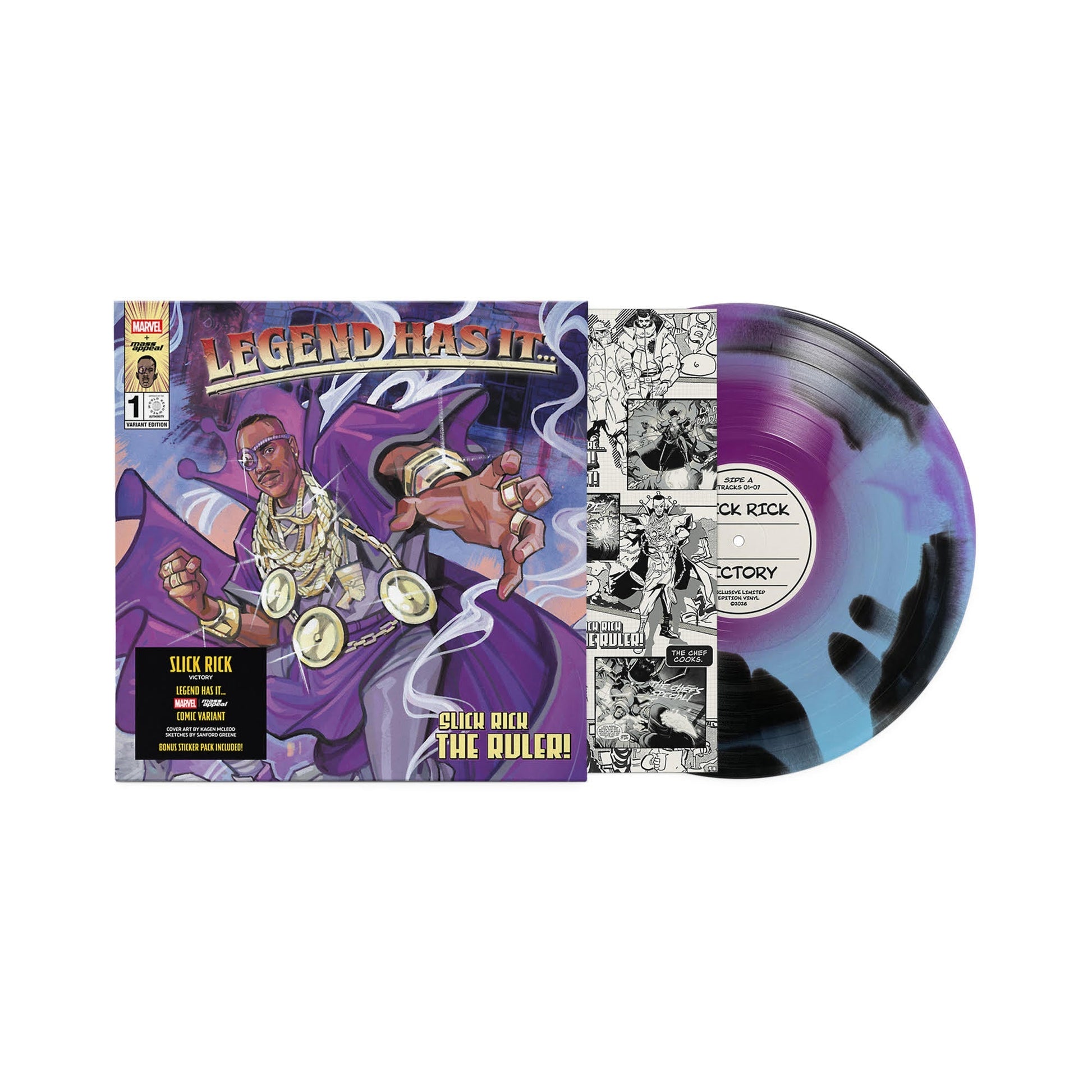 Slick Rick | Victory [Purple/Black Marble Vinyl] - Vinyl