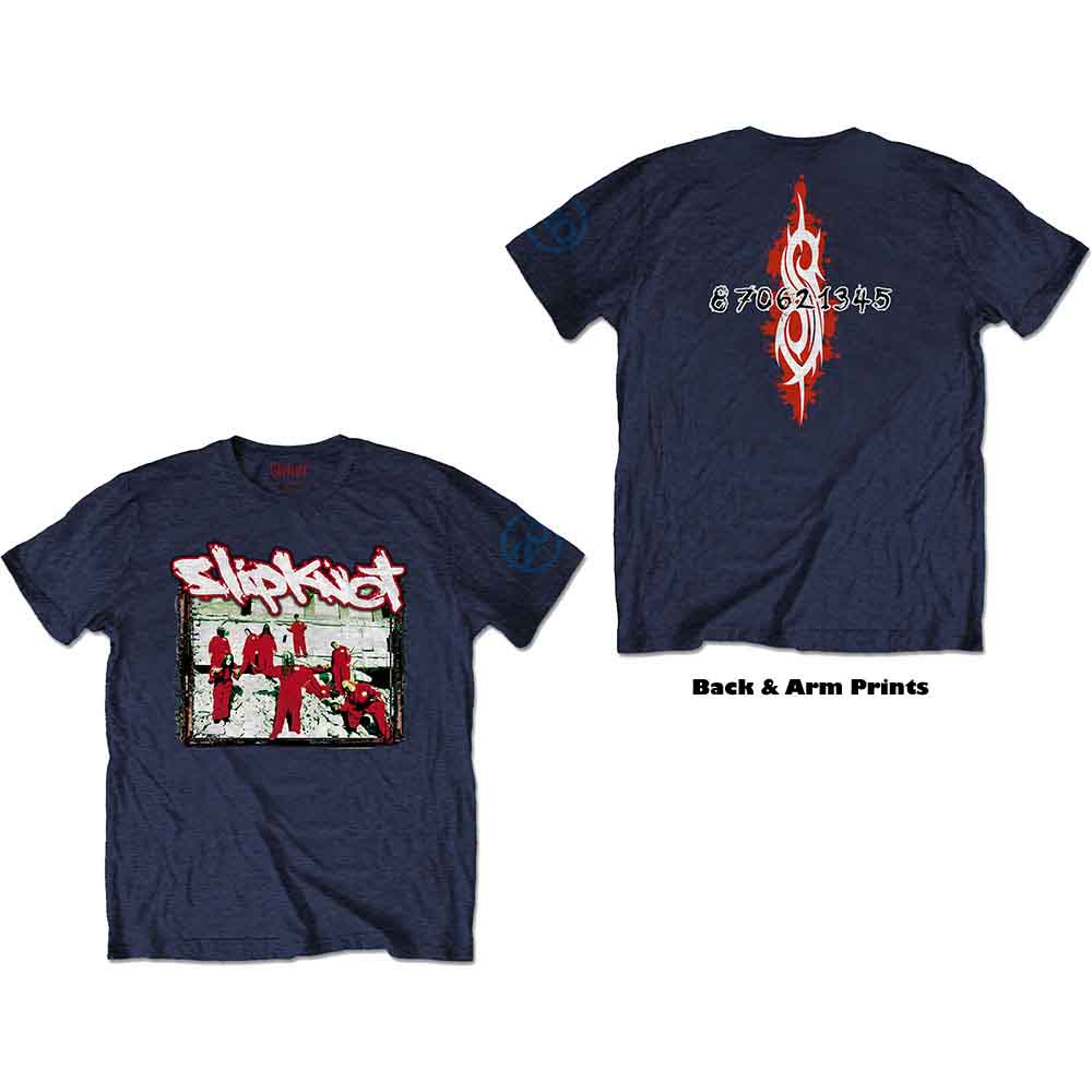 Slipknot | 20th Anniversary - Red Jump Suits - T-Shirt Blue