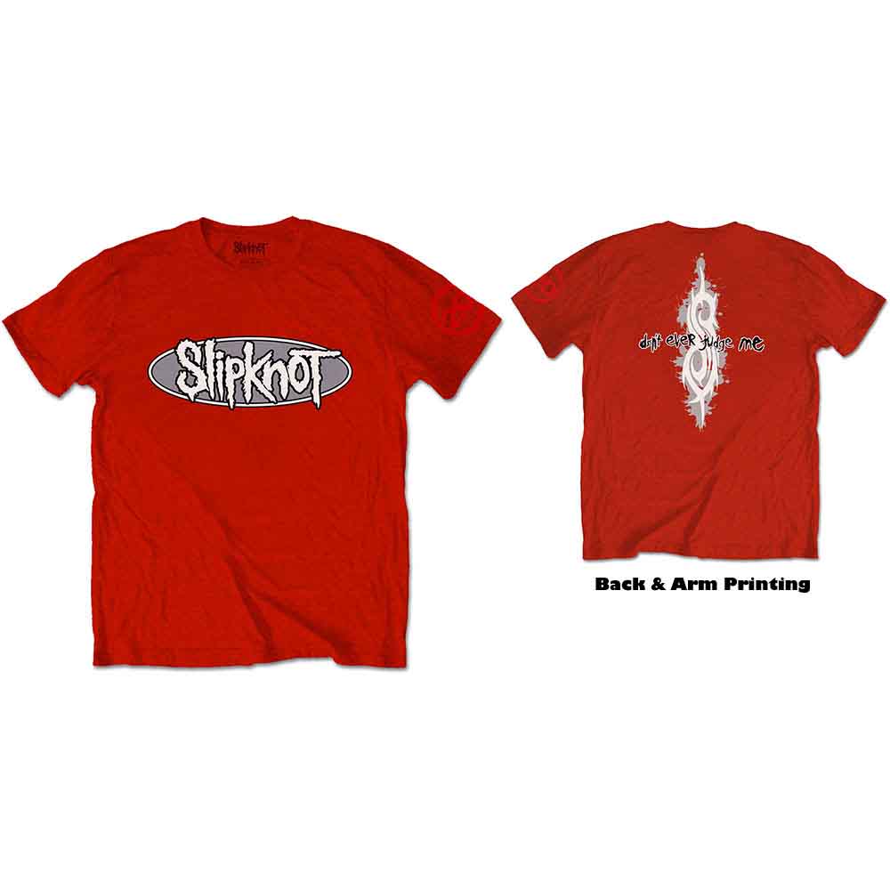 Slipknot | 21st Anniversary Don't Ever Judge Me - T-Shirt Red