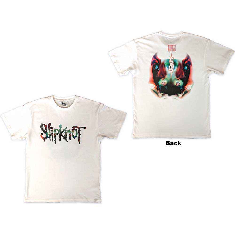 Slipknot | Adderall Faceback - T-Shirt White