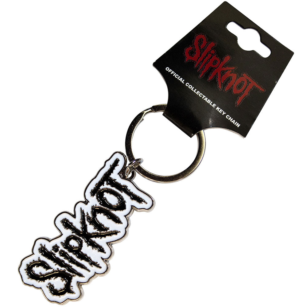 Slipknot | Black Logo White Border -