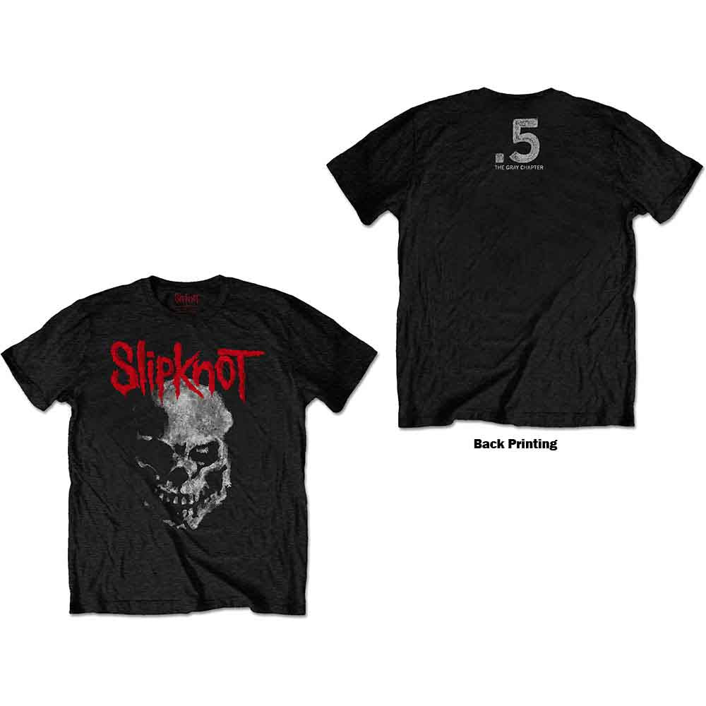 Slipknot | Gray Chapter Skull - T-Shirt Black