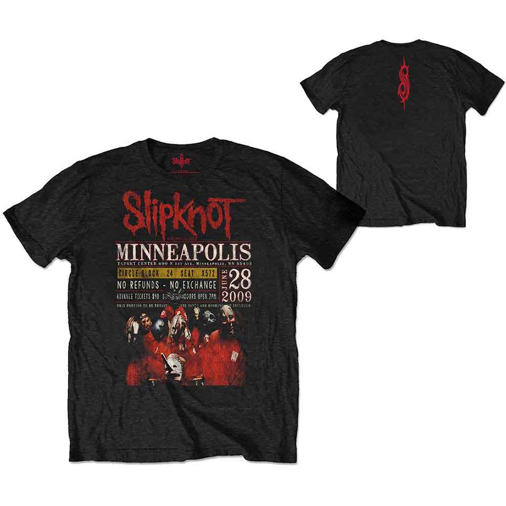 Slipknot | Minneapolis '09 - T-Shirt Black
