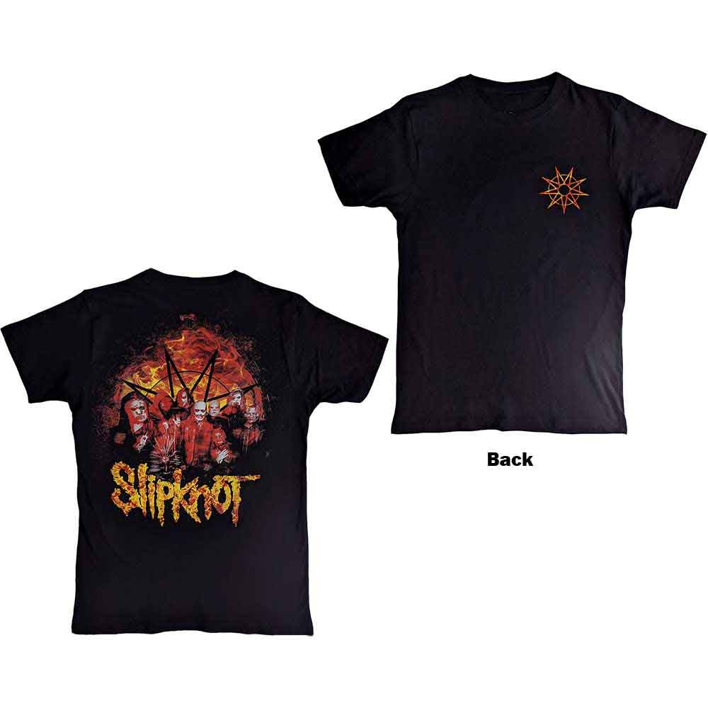 Slipknot | The End So Far Flame Logo - T-Shirt Black