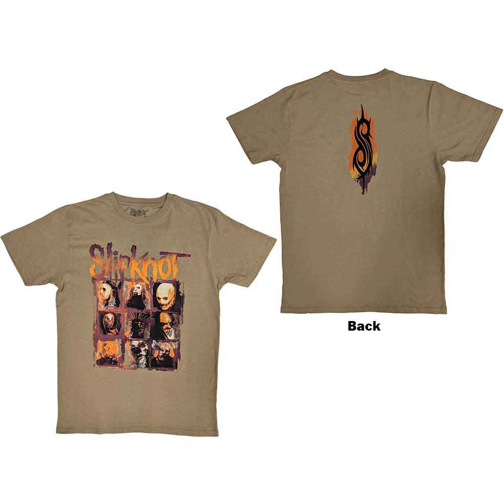Slipknot | The End So Far Grid Photos - T-Shirt Brown
