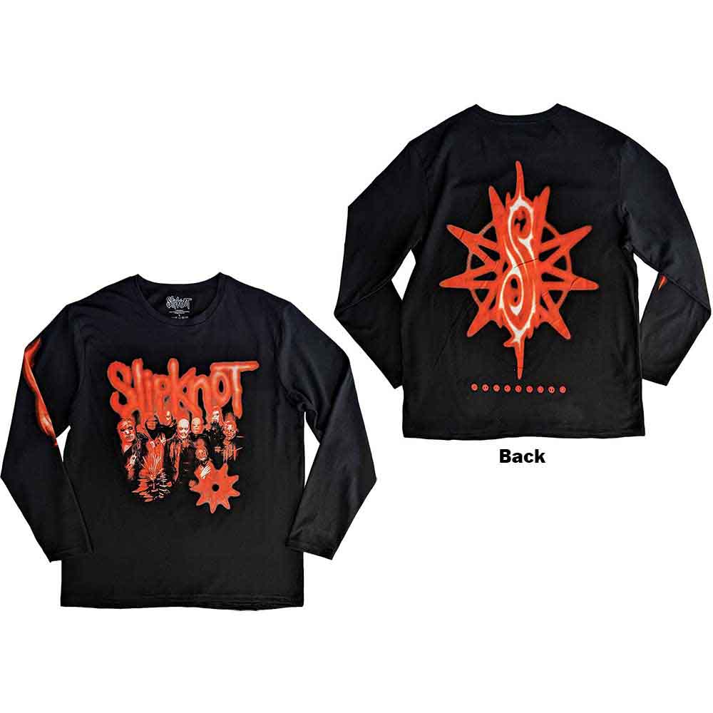 Slipknot | The End So Far Group Photo Tribal-S Nonagram - T-Shirt Black