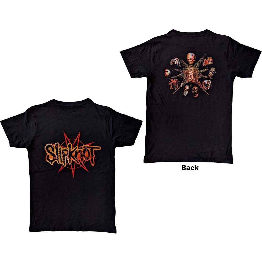 Slipknot | The End So Far Pentagram Heads - T-Shirt Black