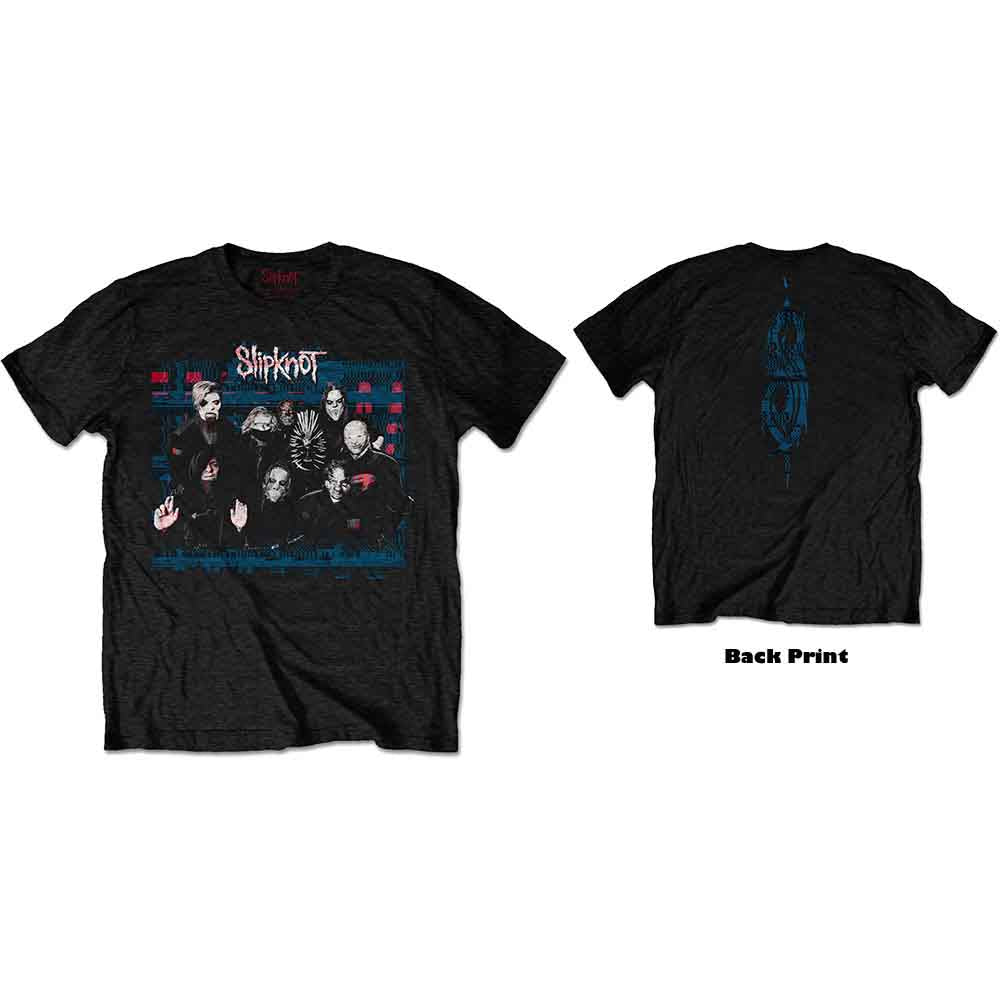 Slipknot | WANYK Glitch Group - T-Shirt Black