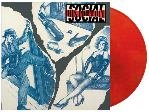 Social Distortion | Social Distortion (Limited Edition, 180 Gram Translucent Red, Black & White Marble Colored Vinyl] [Import] - Vinyl