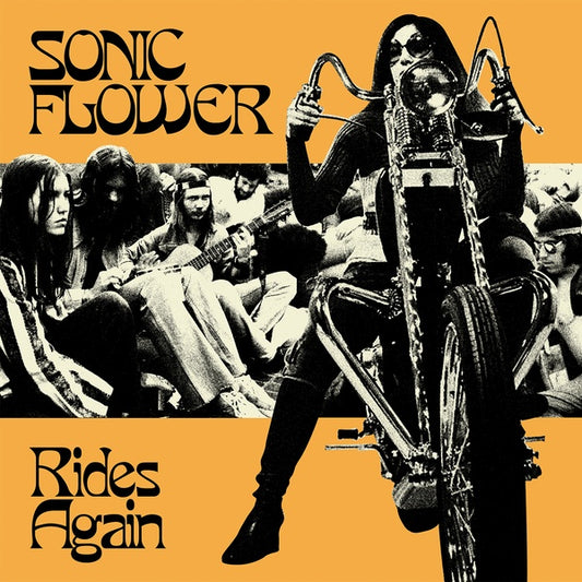 SONIC FLOWER | Rides Again (Cornetto Yellow With Black Stripes Vinyl) - Vinyl