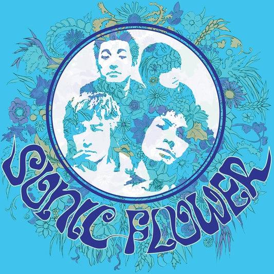 SONIC FLOWER | Sonic Flower (Transparent Blue/White/Solid Blue Striped Vinyl) - Vinyl