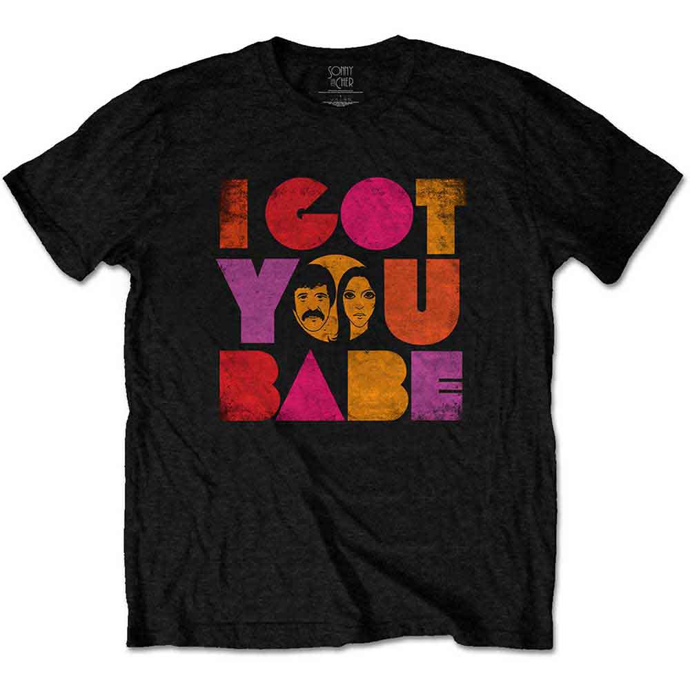Sonny & Cher | I Got You Babe - T-Shirt Black