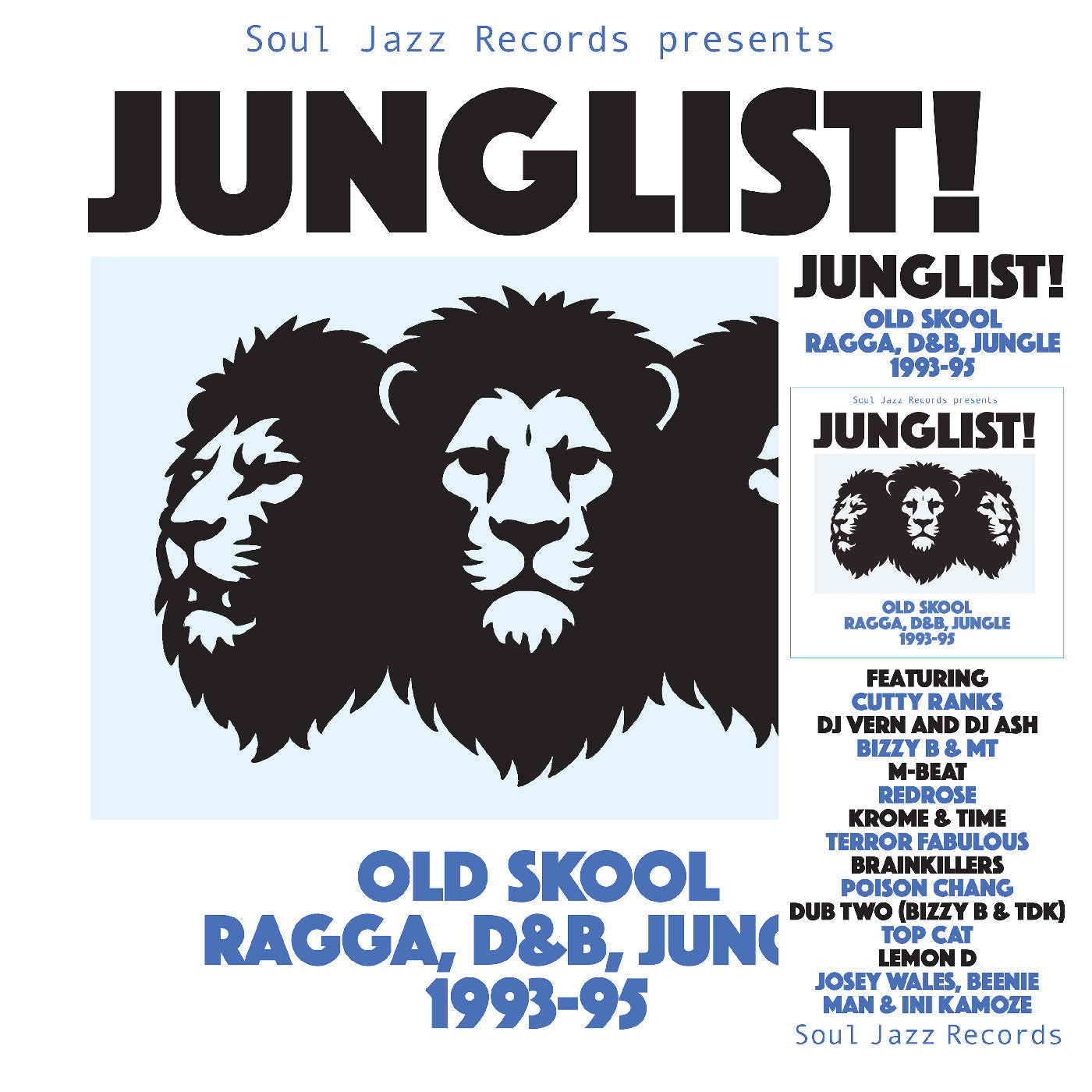 Soul Jazz Records Presents | JUNGLIST! Old Skool Ragga, D&B, Jungle - Vinyl