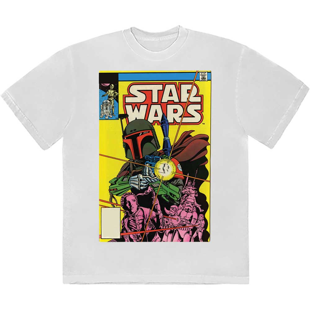 Star Wars | Boba Fett Comic Cover - T-Shirt White