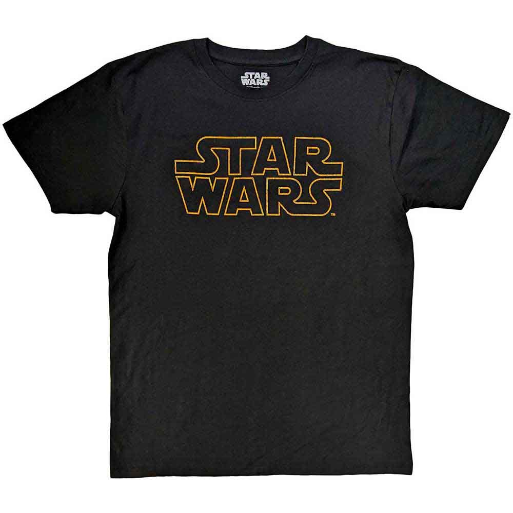 Star Wars | Logo Outline - T-Shirt Black