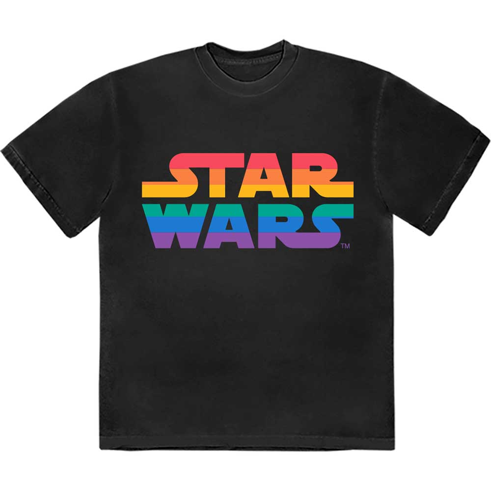 Star Wars | Rainbow Logo - Black